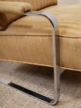 Load image into Gallery viewer, Art Deco Style Vintage Chrome Lounger
