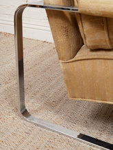 Load image into Gallery viewer, Art Deco Style Vintage Chrome Lounger
