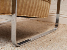 Load image into Gallery viewer, Art Deco Style Vintage Chrome Lounger
