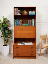 Load image into Gallery viewer, Teak Vintage Mid Century Tall Shelf
