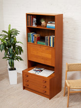 Load image into Gallery viewer, Teak Vintage Mid Century Tall Shelf
