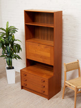 Load image into Gallery viewer, Teak Vintage Mid Century Tall Shelf

