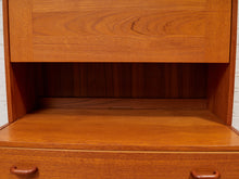 Load image into Gallery viewer, Teak Vintage Mid Century Tall Shelf
