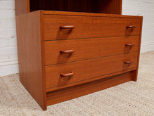 Load image into Gallery viewer, Teak Vintage Mid Century Tall Shelf
