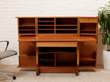 Load image into Gallery viewer, Danish Teak Vintage Transformer Secretary
