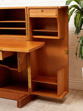 Load image into Gallery viewer, Danish Teak Vintage Transformer Secretary
