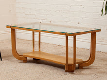 Load image into Gallery viewer, Blonde Mid Century Vintage Coffee Table
