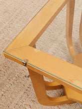 Load image into Gallery viewer, Blonde Mid Century Vintage Coffee Table
