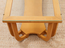 Load image into Gallery viewer, Blonde Mid Century Vintage Coffee Table
