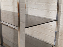 Load image into Gallery viewer, 1970s smoked glass mid-century Etagere Shelf Room Divider
