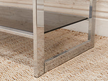 Load image into Gallery viewer, 1970s smoked glass mid-century Etagere Shelf Room Divider
