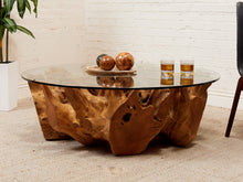 Load image into Gallery viewer, Teak Vintage Root Wood Table
