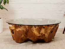 Load image into Gallery viewer, Teak Vintage Root Wood Table
