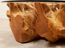 Load image into Gallery viewer, Teak Vintage Root Wood Table
