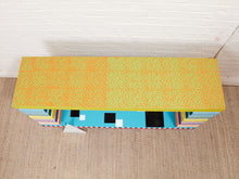 Load image into Gallery viewer, Memphis Style Console Cabinet by Designer Aliyah Rivera
