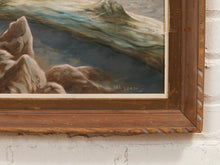 Load image into Gallery viewer, Driftwood Shore Coastal Seascape Painting
