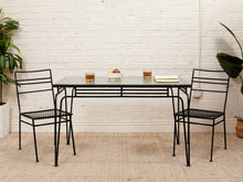 Load image into Gallery viewer, Mid Century Outdoor Patio Table with 2 Chairs
