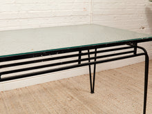 Load image into Gallery viewer, Mid Century Outdoor Patio Table with 2 Chairs
