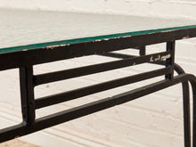 Load image into Gallery viewer, Mid Century Outdoor Patio Table with 2 Chairs
