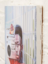 Load image into Gallery viewer, Boombox in Red Contemporary Figurative Painting with Retro Stereo
