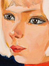 Load image into Gallery viewer, Woman in Red Scarf Original Painting
