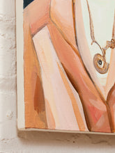 Load image into Gallery viewer, Woman in Red Scarf Original Painting
