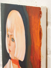 Load image into Gallery viewer, Woman in Red Scarf Original Painting

