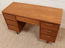 Load image into Gallery viewer, 1960’s Mid Century Double Pedestal Desk
