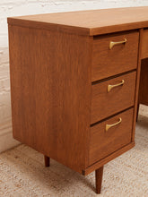 Load image into Gallery viewer, 1960’s Mid Century Double Pedestal Desk
