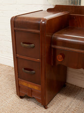 Load image into Gallery viewer, Art Deco Vanity with Mirror
