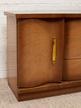 Load image into Gallery viewer, Deco Style Vintage 1950’s Wavy Front Dresser
