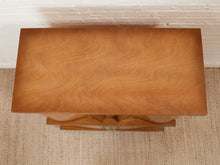 Load image into Gallery viewer, Deco Style Highboy 1950’s Wavy Front Dresser
