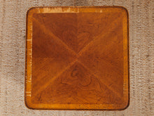 Load image into Gallery viewer, Antique Vintage Square Table on Wheels as found

