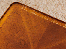 Load image into Gallery viewer, Antique Vintage Square Table on Wheels as found
