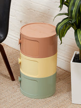 Load image into Gallery viewer, Mulitcolor Side Table with Drawers
