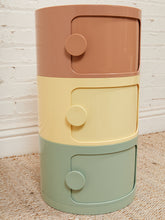 Load image into Gallery viewer, Mulitcolor Side Table with Drawers
