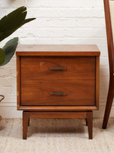 Load image into Gallery viewer, Double Drawer Nightstand
