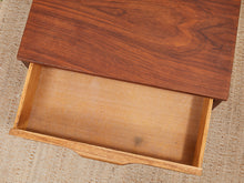 Load image into Gallery viewer, Double Drawer Mid Century Nightstand
