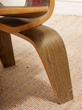 Load image into Gallery viewer, Spencer Collins Hand-Painted Eames Style Molded Plywood Chair with Abstract Portrait
