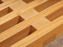 Load image into Gallery viewer, George Nelson Style Platform Bench With Metal Base
