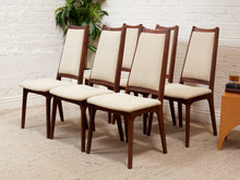 Load image into Gallery viewer, Restored Vintage Mid Century Dining Chairs Set of 6
