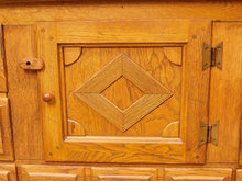 Load image into Gallery viewer, Early 20th Century Lexington Furniture Rustic Solid Oak Cabinet
