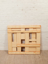 Load image into Gallery viewer, Palm Springs Orange and Wood Brutalist Sculpture
