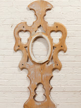 Load image into Gallery viewer, Vintage Carved Architectural Wall Mirror Frame in Unfinished Wood
