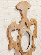 Load image into Gallery viewer, Vintage Carved Architectural Wall Mirror Frame in Unfinished Wood
