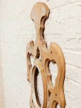 Load image into Gallery viewer, Vintage Carved Architectural Wall Mirror Frame in Unfinished Wood
