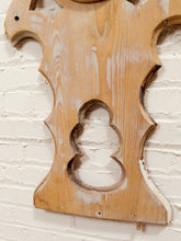 Load image into Gallery viewer, Vintage Carved Architectural Wall Mirror Frame in Unfinished Wood
