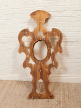 Load image into Gallery viewer, Vintage Carved Architectural Wall Mirror Frame in Unfinished Wood
