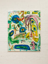 Load image into Gallery viewer, Dream Garden LARGE Abstraction Large Colorful Abstract Painting with Organic Forms by Julio De La Concha
