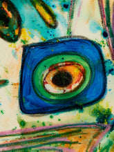 Load image into Gallery viewer, Dream Garden LARGE Abstraction Large Colorful Abstract Painting with Organic Forms by Julio De La Concha
